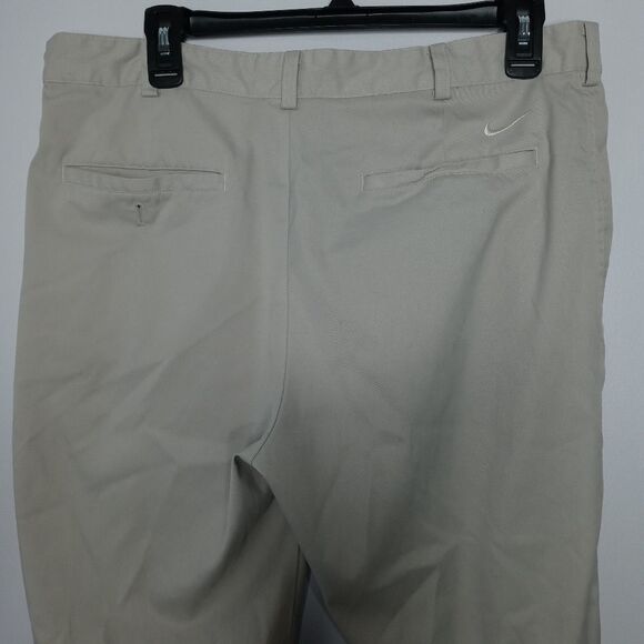 Nike Golf Cream Golf Pants Size 34×30 - Picture 5 of 7